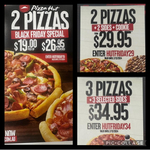 2 Pizzas $19 Pick up or $26.95 Delivered & More @ Pizza Hut