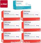 420x Cetrine 10mg & 70x Loratadine 10mg $49.99 Delivered @ PharmacySavings