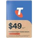Telstra $49 Pre-Paid SIM Kit for $19 + Delivery ($0 with $65 Metro Order/ OnePass/ C&C/ In-Store) @ Officeworks