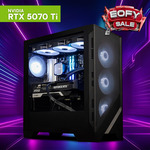 Gaming PCs: Ryzen 7 7800X3D, RTX 5070 Ti, 32GB CL30 RAM, 1TB M.2, 750W Gold PSU: $2588 | RX 9070 XT $2398 + $50 Del @ Nebula PC