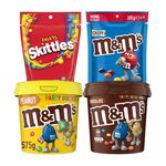 Milk Chocolate & Lollies Bucket Bundle (2x M&M Bucket, 1x M&M Pack, 1x Skittles) $29.62 + Del ($0 with Prime/$59 Spend) @ Amazon