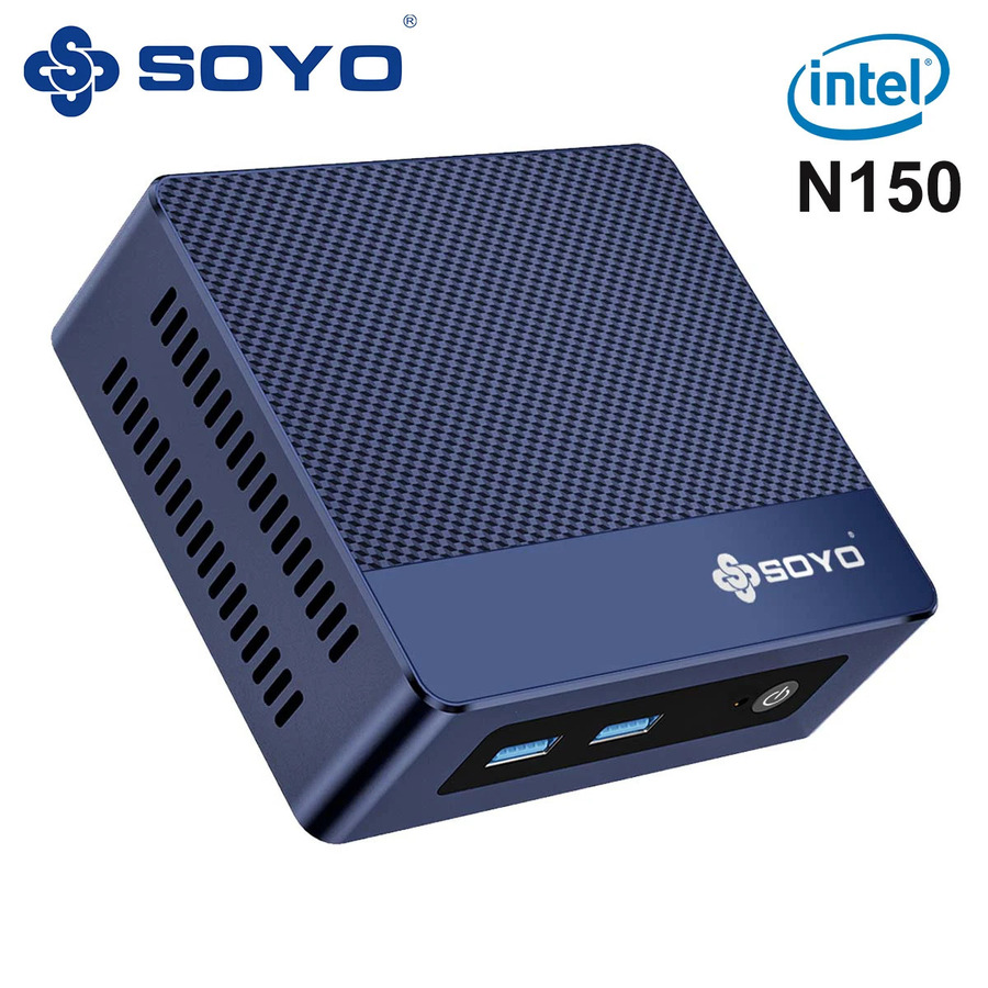SOYO M4PLUS Mini PC, Intel N150, 16GB / 512GB, Win11 Pro US