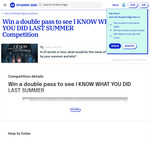 Win 1 of 45 Double Passes to I Know What You Did Last Summer from Student Edge