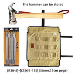 8 Campingmoon 30cm Stainless Steel Pegs, Hammer & Bag US$38.71 / A$61.53 Delivered @ KitchenGrinder Outdoors Store AliExpress