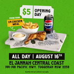 [NSW] 1/4 Chicken Meal Deal $5 @ El Jannah, Tuggerah