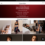 Further 30% off Sale Items (+ Extra 10% with VIP Program w/ Email Signup) + $7.95 Shipping ($0 w/ $100 Spend) @ Calvin Klein AU