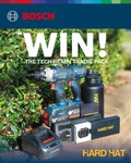 Win a Bosch Professional 18V Brushless 2 Piece 2x 5.0Ah Combo Kit + Hard Hat Smart Watches + Accessories from Bosch + Hard Hat