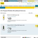 Optus Prepaid 3G & 4G Mobile Broadband Starter Kits Discounted