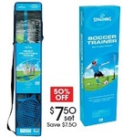 Spalding Height Adjustable Tennis Set or Soccer Trainer Set $7.50 (50% off) @ Target. 2nd May