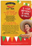 Hotel Orient Mexican Food - EAT FREE up to 50ppl. Birthday April or May Brisbane only