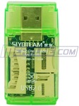 Crystal USB 2.0 Multi in One Card Reader for SD MMC SDHC - $0.99 with FREE Shipping