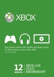 12 Month Xbox Live Gold Membership $41.88 or $39.79 with Facebook like