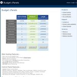 Budget Cpanels Hosting: 50% off First Invoice
