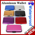 Clearance Sale! Only $2.50 for Aluminum Wallet, 6 Colors Ava.great Xmas Gift, Free Postage!