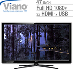Viano FHD 47'' LED LCD TV with USB PVR $399.95 Delivered from OO.com.au