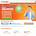 25% off Code for Amaysim Unlimited for ONE Month (May Only)