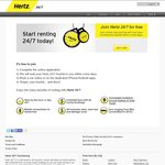 Hertz 24/7 Car Share Free $20 Credit on New Memberships with PROMO CODE FWBC0614