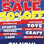 Crazy Clarks and Samswarehouse 50% off receivers sale