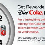 Coke Rewards - 20 Points Per Diet Coke Label 3-4PM AEST Wednesdays