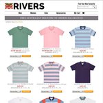 Selected Polos $6 Instore and Online (+ $8.80 Shipping) at Rivers