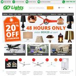 20% Off Everything - GoLights.com.au - Boxing Day Sale - 48 hours Only