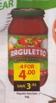 4 Bottles Raguletto Pasta Sauce for $4 at Safeway/Woolworths