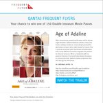 Win 1 of 150 Double In-Season Passes to Age of Adaline from Qantas Frequent Flyer