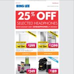 Bing Lee 25% Selected Headphones Plus Many More