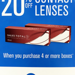 Big W Vision: Contact Lenses - 20% off When You Buy 4 Boxes or More (in-Store Only)