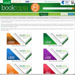 Booktopia 10% Discount on Gift Certificates