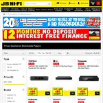 JB Hi-Fi 20% off Blu-Ray Players, Set Top Boxes & HD Recorders