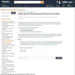Free 30 Day Trial Prime Membership (US $99/Month Thereafter) @ Amazon
