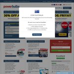 Black Friday Sale - 30% off Sitewide @ Power Bulbs