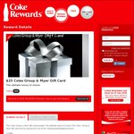 Coke Rewards Vouchers - $25 Coles Myer for 500 Tokens & $10 JB Hi Fi for 200 Tokens