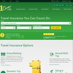 1Cover Travel Insurance 10% off. Sale Extended until April 1st