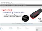 SanDisk Cruzer Blade 4GB - $9.95 Delivered! Special $5 Shipping CAP Continues