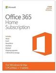 Office 365 Home Subscription 1 Year (5pc) $67.20 (after $20 Cashback) @ Futu Online eBay