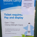 Free Parking @ Mt Lofty Summit, Adelaide Hills, SA