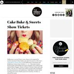 Win a Double Pass to The Cake Bake & Sweets Show, Oct 22, from The Weekly Review (VIC)