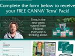 Free CANNA Terra Pack, Valued at $19.95!