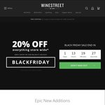 EXTENDED Black Friday - 20% of All WINE @ Wine Street