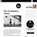 Win 1 of 5 Double Passes to The Art of Banksy from The Weekly Review (VIC)