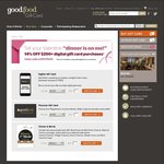 14% off $200+ Digital Gift Card Purchases @ Good Food Gift Card