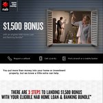 NAB $1,500 Cashback with an Eligible NAB Home Loan and Banking Bundle