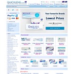 Free Shipping on Contact Lenses on Order Over $98 at Quicklens.com.au