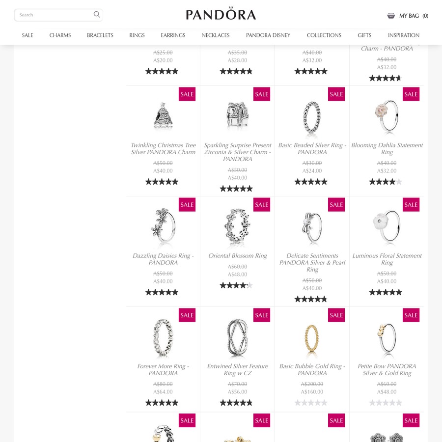 Further 20 off Already Reduced Sale Stock Pandora OzBargain
