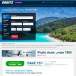 Orbitz 15% off Hotel Bookings Upto $150 USD (travel by 31 December 2017)