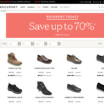 Rockport Frenzy Sale Up to 70% Off D-RING PLAIN TOE $69 (Was $299.95) & More @ Rockport (Spend Over $150 Delivered)