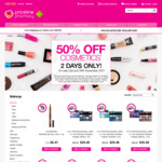 50% off Cosmetics (Excluding Gift Packs and Accessories) @ Priceline