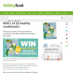 Win 1 of 10 copies of Food as Medicine: Cooking for Your Best Health Book from Healthy Food Guide 